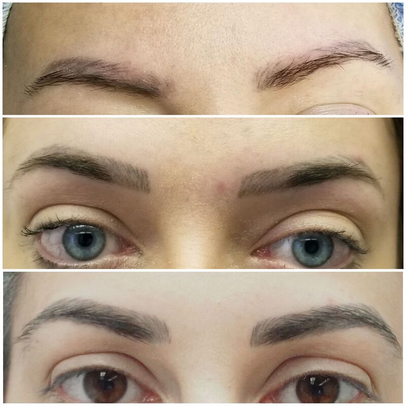 The difference between Microblading vs Soft tap vs Ombre